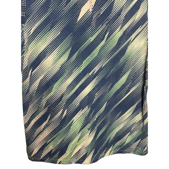 Nike Running Dry Fit Large Top Reflection Blue Green Athletic Sports SU170812NIG - Picture 8 of 11